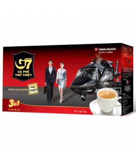 Cà phê hòa tan G7 3in1 - hộp 21 gói